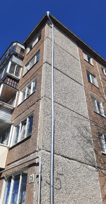Ремонт водосточной системы  ул.Победы д.35