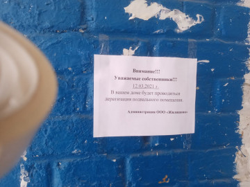 По заявлениям собственников проводим дератизацию подвалов от грызунов.